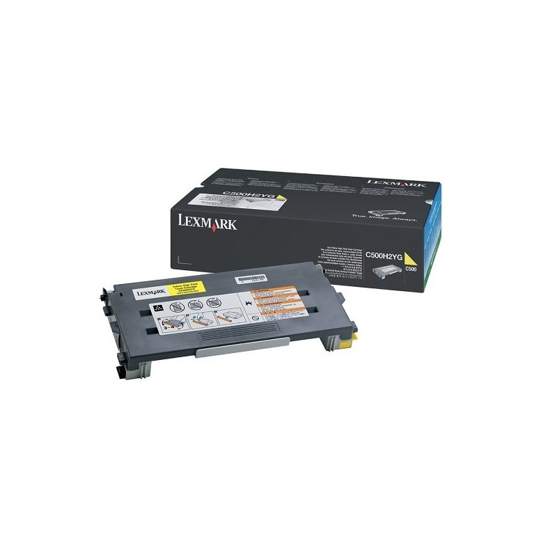 Lexmark C500H2YG Cartouche de toner 1 pièce(s) Original Jaune