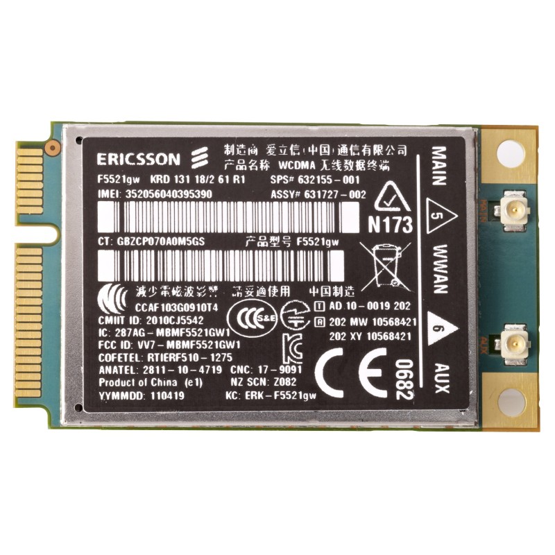 HP hs2340 HSPA+ Mini Card